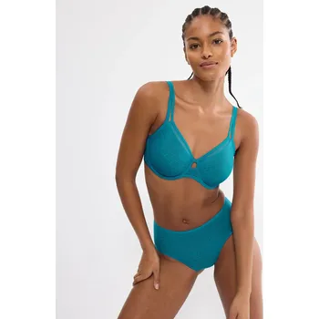 Podprsenka Dámská podprsenka Signature Sheer W01 EX - BLUE - modrá 1802 - TRIUMPH ARIZONA BLUE 85H