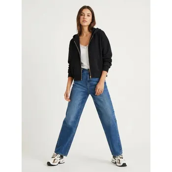 Pánská mikina Sinsay - Mikina na zip s kapucí - černá - 014GZ-99X - 014GZ-99X-S