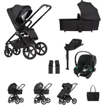 VENICCI akční set Upline 2 All Black + Aton B2 i-Size + základna + adaptér