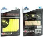 Reflexní samolepky na kolo - žluté