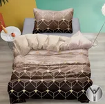 2dílné povlečení Cubism brown