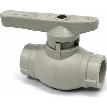 Instalatérský materiál Sanitas - PPR tvarovky Kohout kulový PPR plastový 32 s páčkou