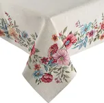 Gobelínový ubrus na stůl s květinami 1413, 140 x 180 cm