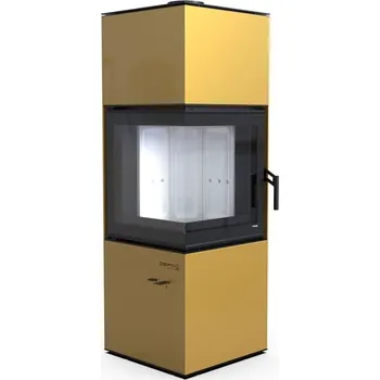 Krbová kamna DEFRO HOME Defro Home Quadroom zlatá