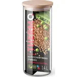 THERMO NÁDOBA NA POTRAVINY S DŘEVĚNÝM VÍKEM 1,4 L