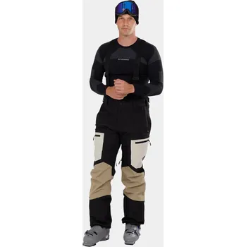 FUNDANGO Pánské lyžařské kalhoty Fundango Nexara ECO 3L BÉŽOVÁ|ČERNÁ