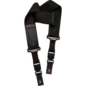 Hudební nástroj DiMarzio John Petrucci ClipLock Strap Nylon Black/Red Kytarový pás (Jako nové)