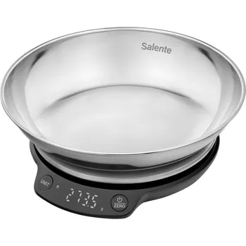 Kuchyňská váha EVOLVEO Salente Rimare, kuchyňská váha, 5 kg, nerezová mísa, černá/nerez RIMAREBK