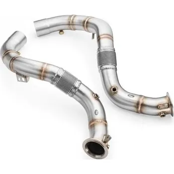Zadní díl výfuku Downpipes s náhradami katalyzátorů RM Motors BMW 5-Series F90 M5 4.4 S63B44B (17-20)