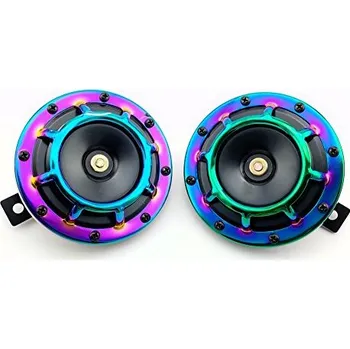 Houkačka Klaksony kulaté Hella style - neo chrome