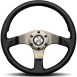 Volant Momo Tuner 320mm - černý/antracit - kůže (homologace)
