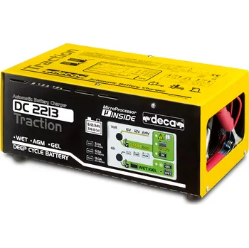 Nabíječka autobaterie Profesionální nabíječka olověných baterií DECA DC 2213, 6-24V 15-260Ah