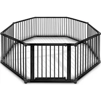 Dětsný nábytek Dětská ohrádka, skládací, 6,3 m, černá - A KIDUKU