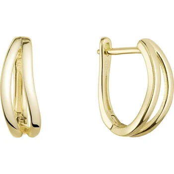 Náušnice EVOLUTION GROUP CZ Pozlacené stříbrné náušnice - 61018