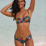 Plavkové midi kalhotky Mores, ploché bříško vícebarevná 36