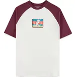 Tričko Pokémon - Mew Raglan L Bílá/Červená