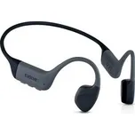 EVOLVEO BoneMax, bezdrátová sluchátka na lícní kosti, MP3 32GB, IPX8, šedé