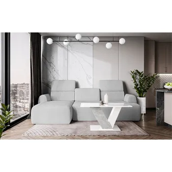 Konferenční stolek Prospero Konferenční stolek DUBAJ Kombinace barev: dubai coffee table bílý lesk/kámen