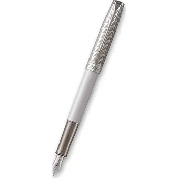 Parker Sonnet Premium Metal & Pearl CT plnicí pero 18K hrot M