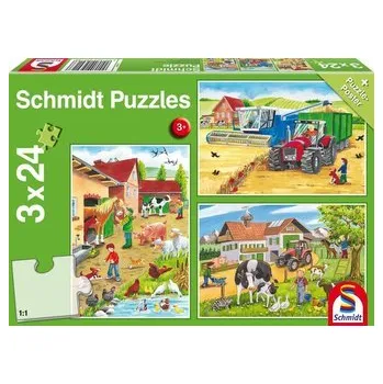 Puzzle Puzzle 3x24 Praca na wsi G3