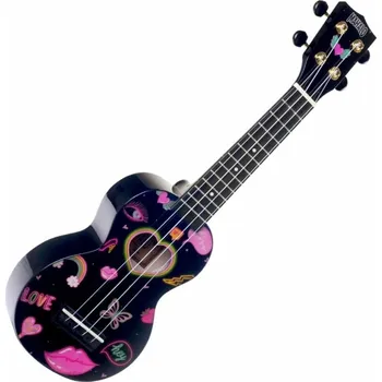 Hudební nástroj Mahalo Heart Heart Black Sopránové ukulele (Jako nové)