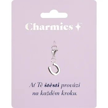 Party dekorace Stříbrný přívěsek podkovy - Štěstí