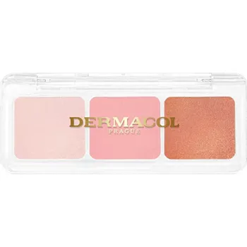 Přípravek na oči Dermacol Trio Palette - Paletka očních stínů 4,2 g - 3 Golden Sands