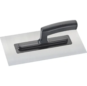 Zednické hladítko Hladítko - nerezová ocel, plastové držadlo 270x130mm