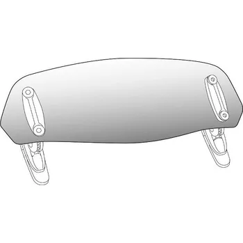 Přídavné plexi nastavitelné PUIG 6320H clip-on kouřová pro HONDA VFR 800 (ABS)
