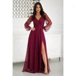 Glara Dlouhé šaty s rozparkem 1094229