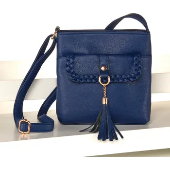 Kabelka 3Pagen Kabelka Kathi námořnická modrá 20 x 7 x 21,5 cm