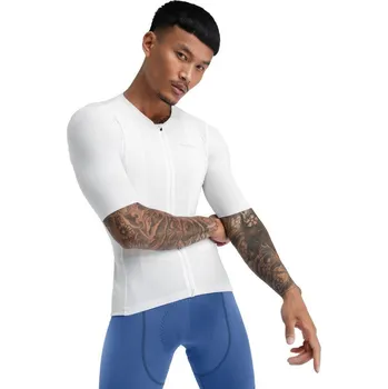 Cyklistické oblečení SIROKO Pánský ultralehký cyklistický dres SRX Ardiden L BÍLÁ