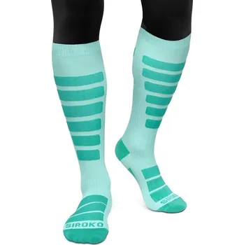 Pánské ponožky SIROKO Snowboardové ponožky AORAKI Turquoise XS MODRÁ
