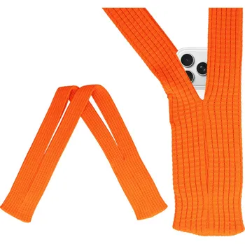TopQ Pocket Strap Crossbody popruh s kapsou oranžový