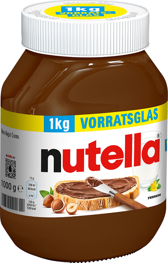 Ferrero Nutella 1 kg - originál z Německa