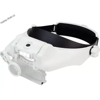 Modelová železnice Hlavová lupa s osvětlením PREMIUM - Donau KBLP60