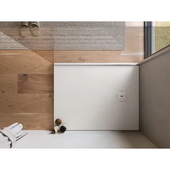 Sprchová vanička Calce bílá - obdélníková sprchová vanička 190x80, Mineralite W31AS19008009