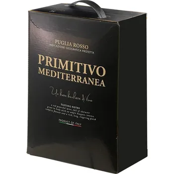 Víno Primitivo Mediterranea Puglia Bag In Box 3 l