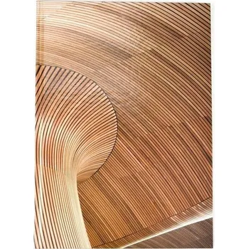 Optys Záznamní kniha A4, linka - Dřevěná architektura