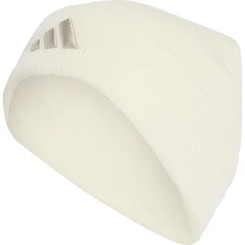 Pokrývka hlavy ADIDAS Čepice New Logo Cuff 2XS BÉŽOVÁ|BÍLÁ