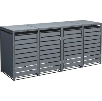 Zahradní nábytek Kostka odpadkového koše 4x240l,