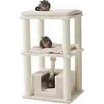 Nobby škrabadlo pro kočky BRIDA krémová 60 x 48 x 90 cm