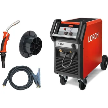 Svářečka Svařovací set svářečka R 300 ControlPro + hořák ML 2400 Lorch, kabel, adaptér