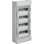 HAGER Skříň VECTOR II VE412L 48TE průh.dv.IP54 VE412L