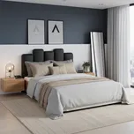 GAB Postel IRYS 160 x 200 cm - Černá/Dub Artisan