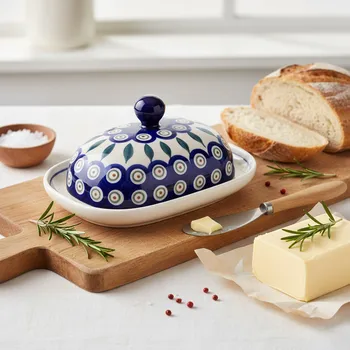 Máselnice Keramika Bolesławiec - dek. 56 (druhý druh)