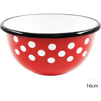 Smaltovaná miska Perfect Home PUNTÍKY 16cm, 12021