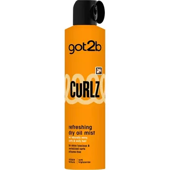 Stylingový přípravek Schwarzkopf got2b Curlz suchá olejová mlha pro vlnité a kudrnaté vlasy 200 ml
