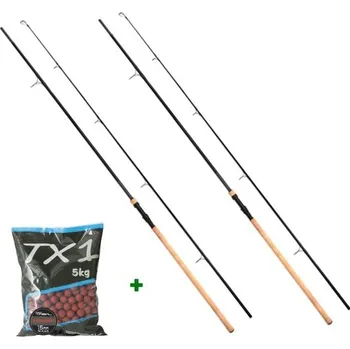 Boilies Shimano Prut TX-2A Carp Cork 3,66m 3,50+lb 2ks + Shimano Boilies TX1 20mm 5kg Zdarma!