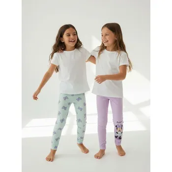 Dívčí oblečení Sinsay - Sada 2&nbsp;legín Minnie Mouse - levandulová - 128GA-04X - 128GA-04X-122